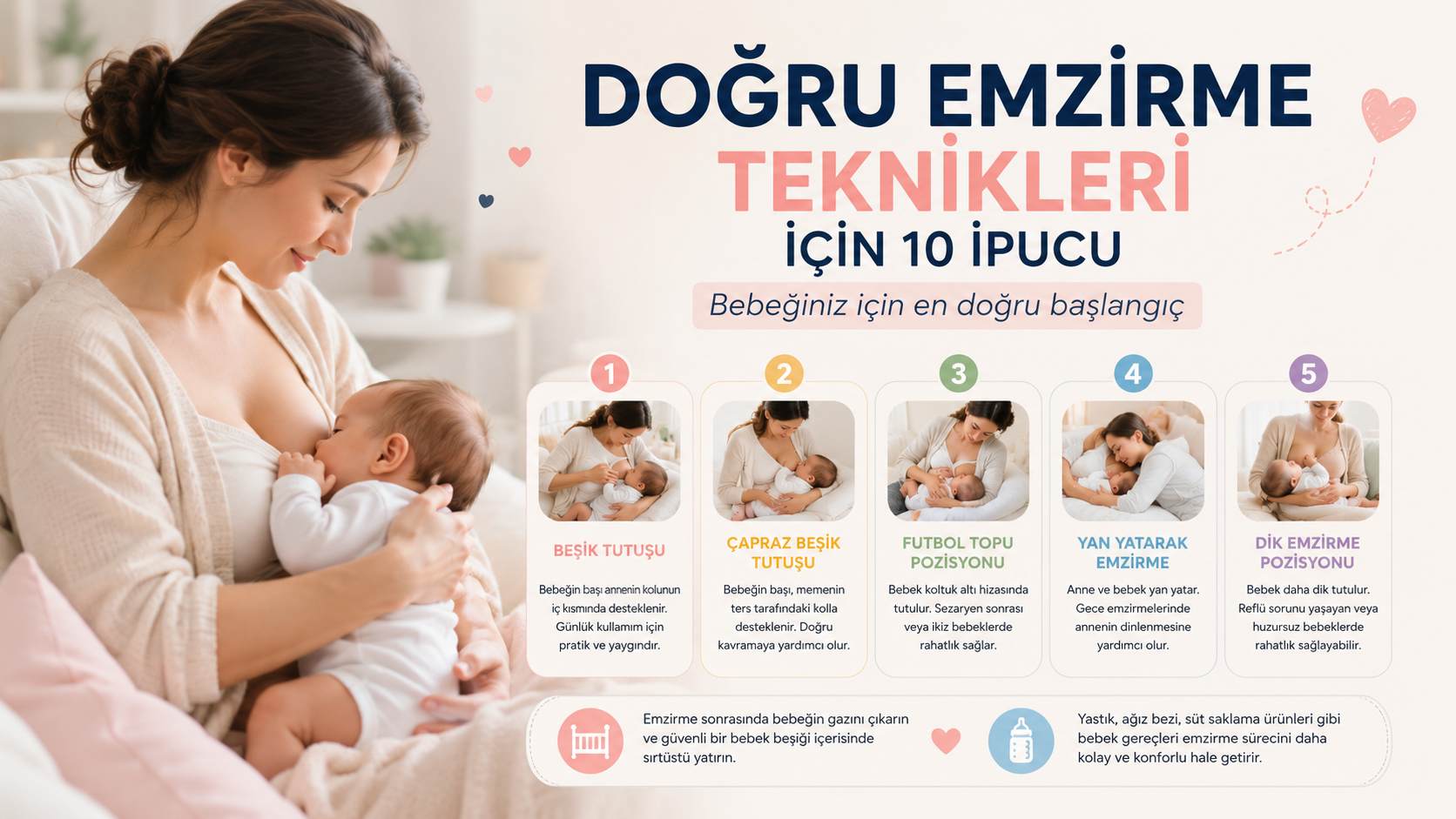 Doğru Emzirme Neden Önemlidir? Doğru Emzirme Teknikleri İçin 10 İpucu