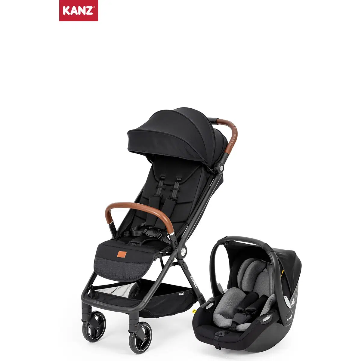 Instreet Autofold Travel Sistem Bebek Arabası Siyah