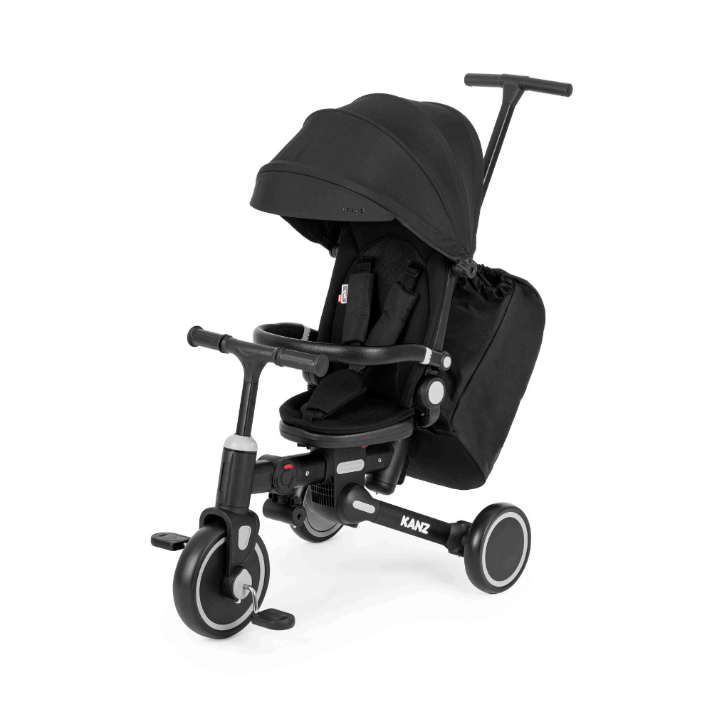 Kanz Trail Elite 7 in 1 Katlanır Çocuk Bisikleti Siyah